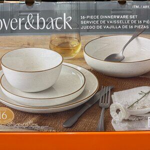 New OverandBack Options 16 pc Dinnerware Set (White)